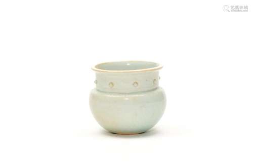 A Hutian Drum Formed Tea Bowl