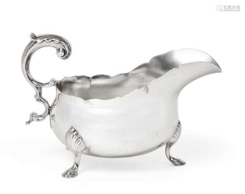 A Victorian Silver Sauceboat, by Edward Barnard and Sons Ltd...