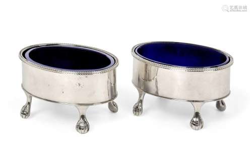A Pair of Victorian Silver Salt-Cellars, by Thomas Parker, L...