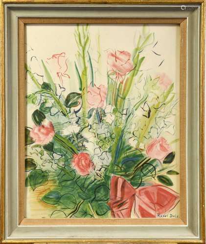 After Raoul Dufy (1877-1953)Still life of Gladioli and other...