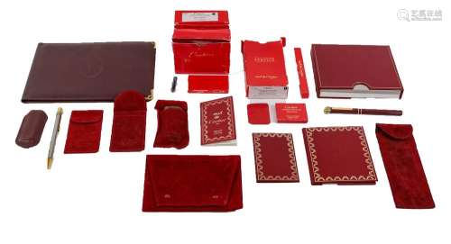 A Collection of Assorted Cartier Accessories, including vari...