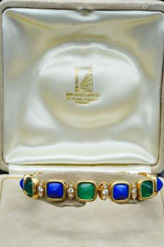 Van Cleef & Arpels 1.50ctw Diamond & Lapis Bracelet