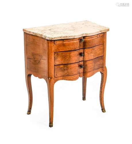 A 20th Century Walnut Petit Commode, in Louis XV style, the ...