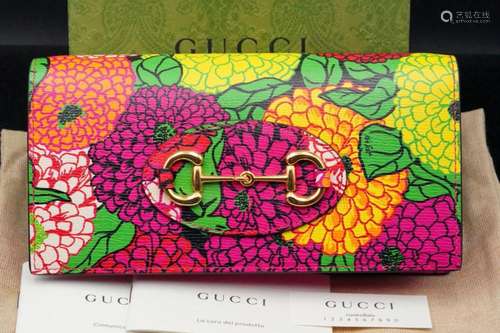 Gucci x Ken Scott 1955 Horsebit Pompon Chain Wallet