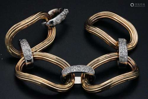 2.00ctw SI1-SI2/G-H Diamond and 14K 7.75" Bracelet