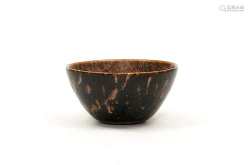 A Jizhou Ware Double Phoenix Tea Bowl