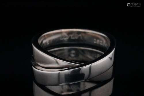 Cartier 1999 Nouvelle Vague 18K White Gold Ring