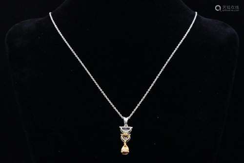 1.68ctw VS2-SI1 Diamond 18K/14K 18" Necklace