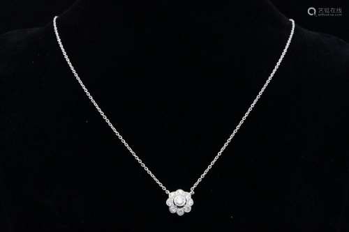 1.00ctw VS1-VS2/G-H Diamond and Platinum Necklace