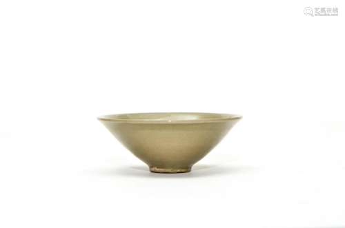A Yaozhou Ware Carved Floral Tea Bowl