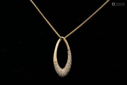 1.00ctw SI1-SI2/G-H Diamond 14K 16" Necklace