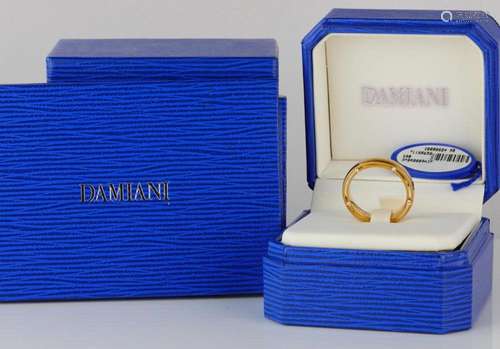 Damiani 18K Yellow Gold 10-Diamond Unity Band