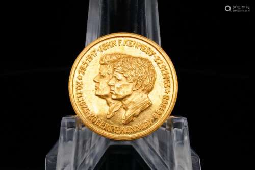 John and Robert Kennedy 1/10 Oz Gold Memorial Coin