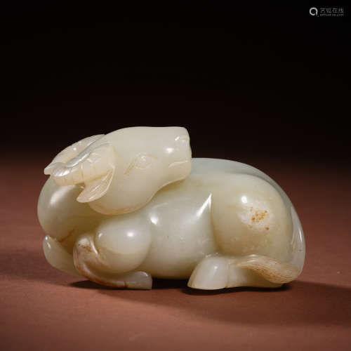 Jade cattle from Hotan, Qing Dynasty