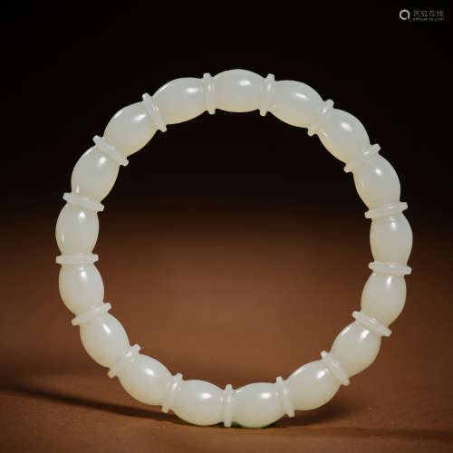 Hetian jade bracelets from the Qing Dynasty