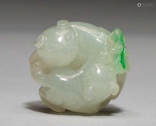Jadeite animals of qing Dynasty