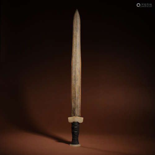Han dynasty jade handle sword