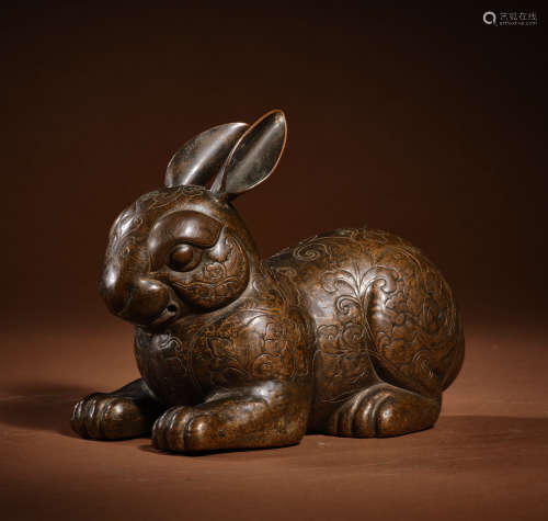 Bronze rabbit of qing Dynasty