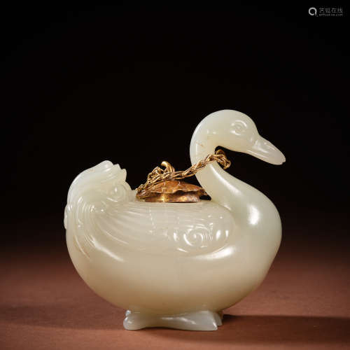 Hetian Jade duck in song Dynasty