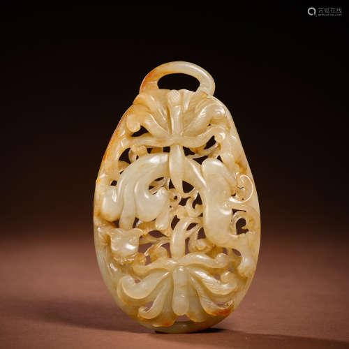 Yuan Dynasty hetian jade pendant