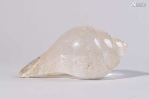 Rock Crystal Buddhist Conch