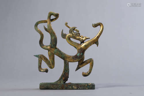 Gilt Bronze Dragon