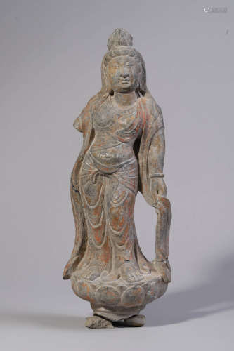 Carved Stone Figure of Avalokitesvara