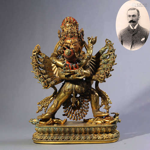 Gilt Bronze Figure of Chakrasamvara