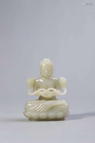 Carved Jade Figure Statue