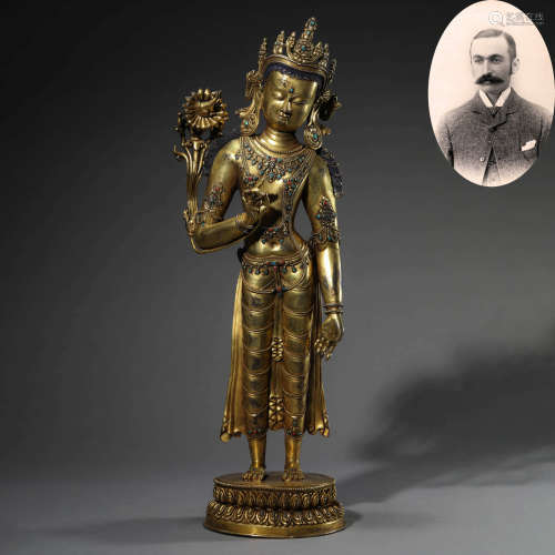 Gilt Bronze Figure of Padmapani