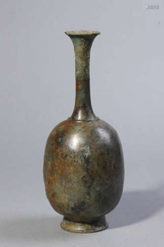 Bronze Buddhist Globular Vase
