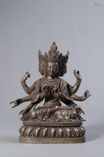 Silver Made Figure of Buddha
