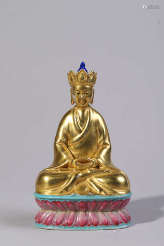 Gilt Bronze Figure of Buddha