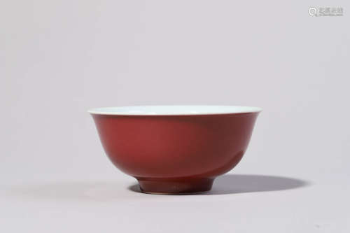 Red Glaze Bowl