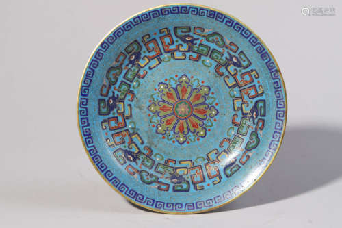 Cloisonne Enamel Plate