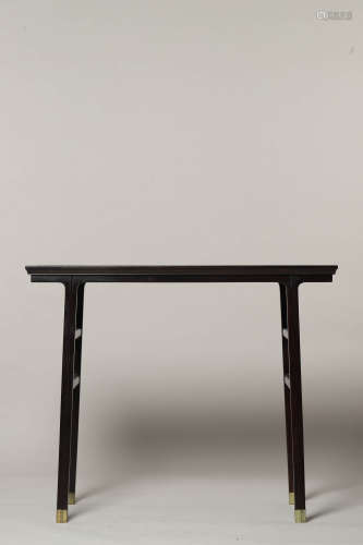 Carved Sandalwood Long Table