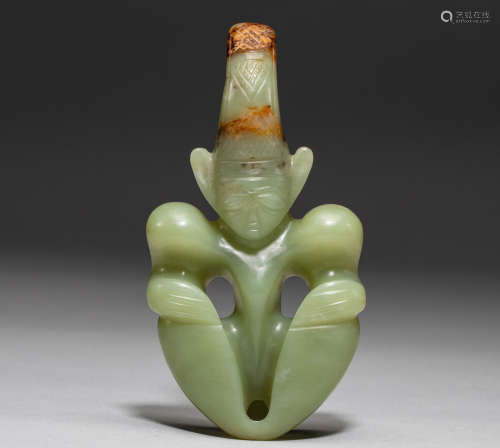 Jade sun god of Chinese Hongshan culture