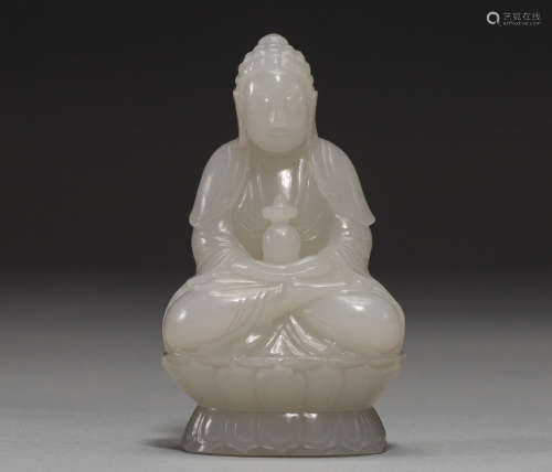Hetian Jade Buddha statue of Song Dynasty of China