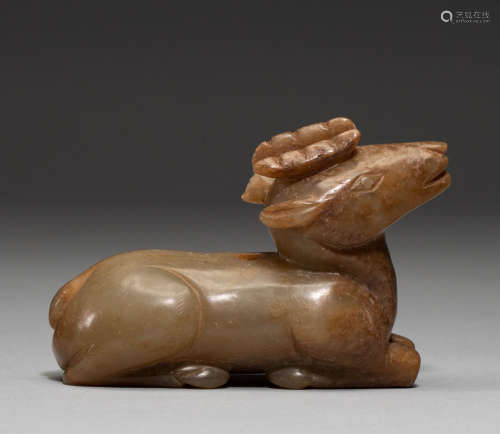 Hetian Jade Deer in Song Dynasty of China