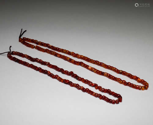 Chinese Agate necklace from liao Dynasty