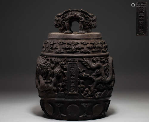 Chinese Qing Dynasty bronze bell