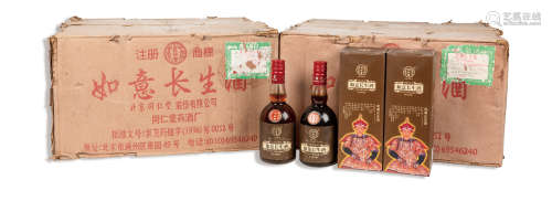 2000年产北京同仁堂「如意长生酒」（大瓶装）  40瓶（2箱）