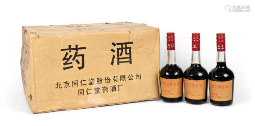 约1995年产北京同仁堂「老庄养生酒」（非卖品）  20瓶（原箱）