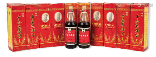 80年代产红梅牌「李时珍特质十全大补酒」  10瓶（原盒）