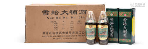 90年代产出口装雪山牌「雪蛤大补酒」  24瓶（原箱）