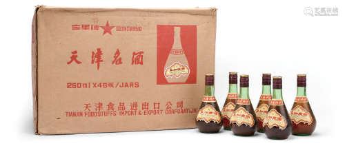 90年代产天津名酒金星牌「五加皮酒」（海外回流）  48瓶（原箱）