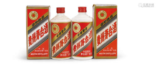 1988年产五星牌铁盖贵州茅台酒 53% vol 2瓶（原盒）