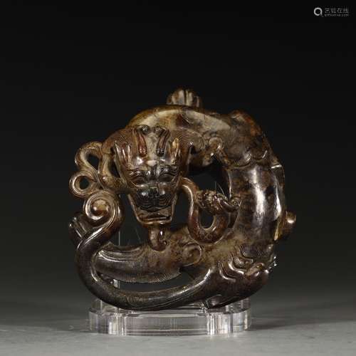 Ancient jade dragon