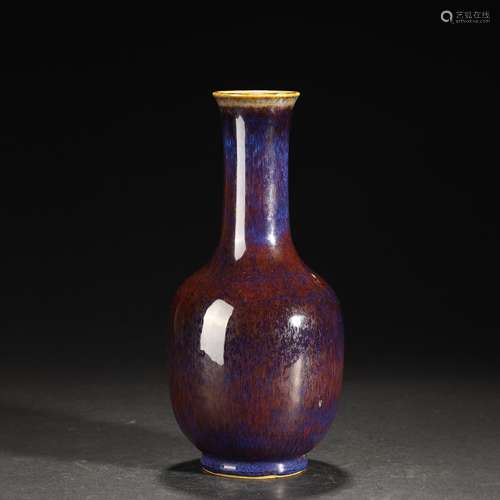 Qing Dynasty kiln glazed bottle