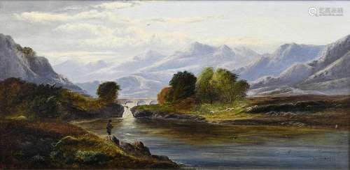 Charles Leslie (fl.1835-1863) Loch Lubnaig, Perthshire Pont-...